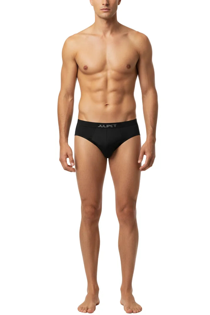 julipet slip filo di scozia nero