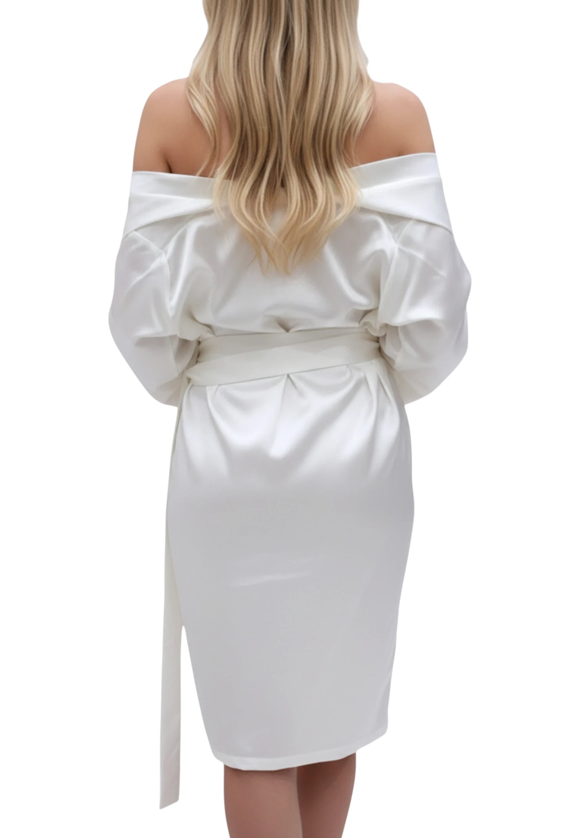 kimono raso e pizzo amadine