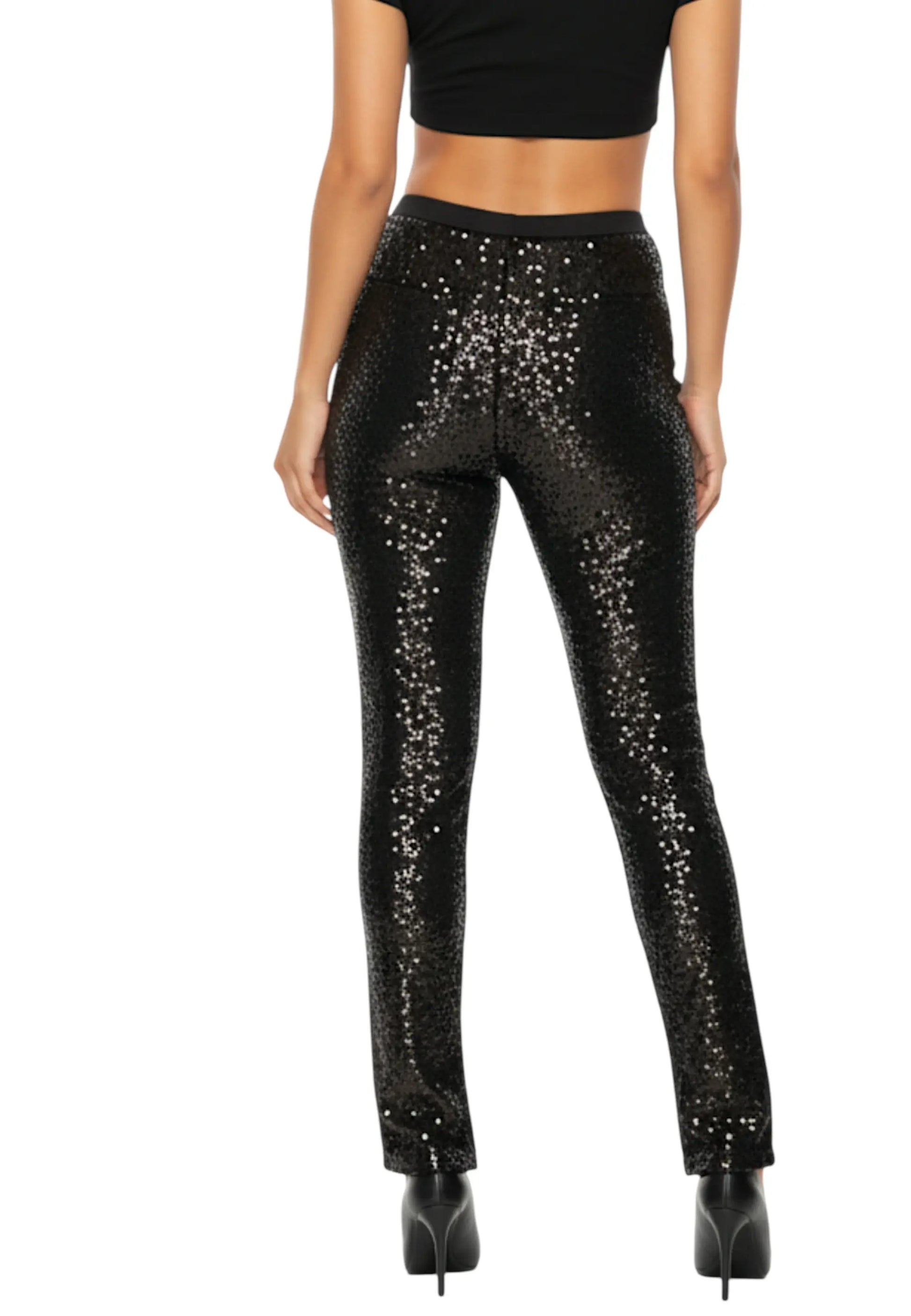 leggings paillettes saldi