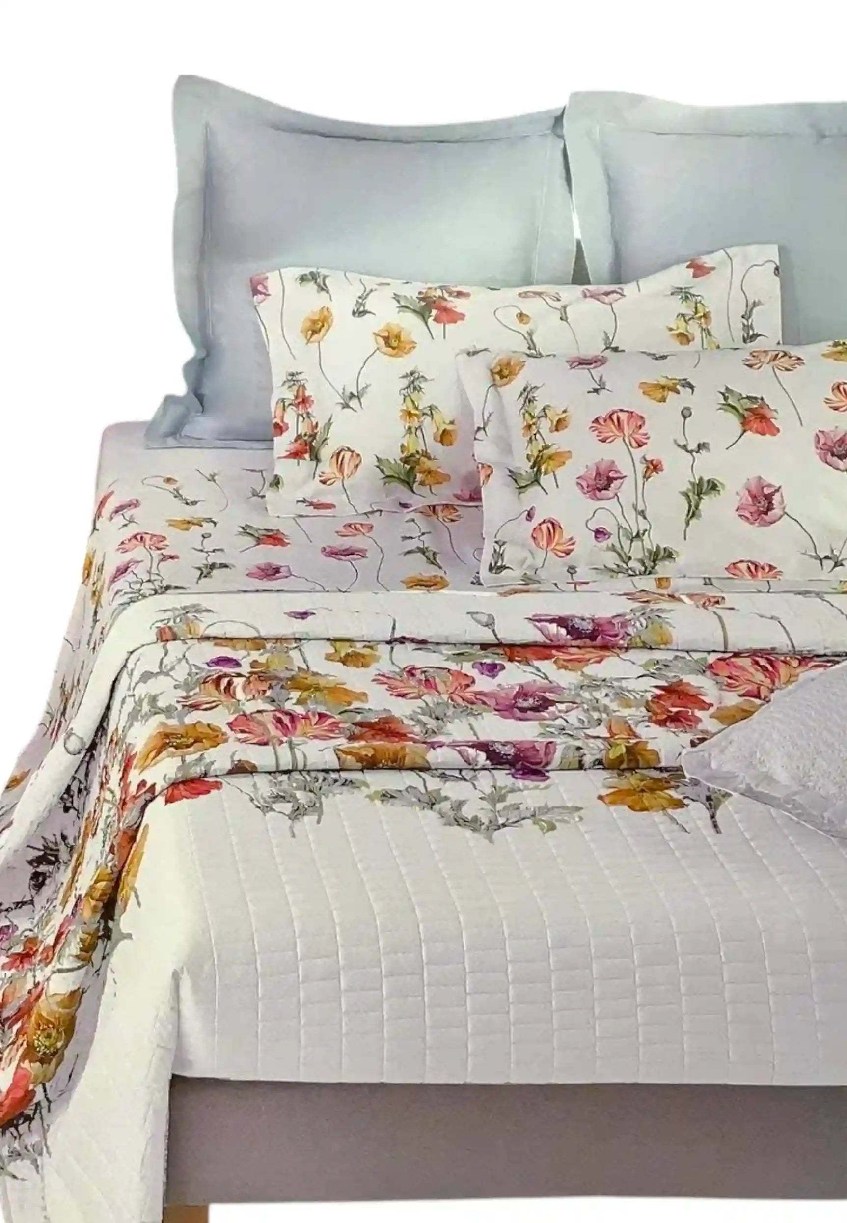 lenzuola copriletto puro cotone percalle