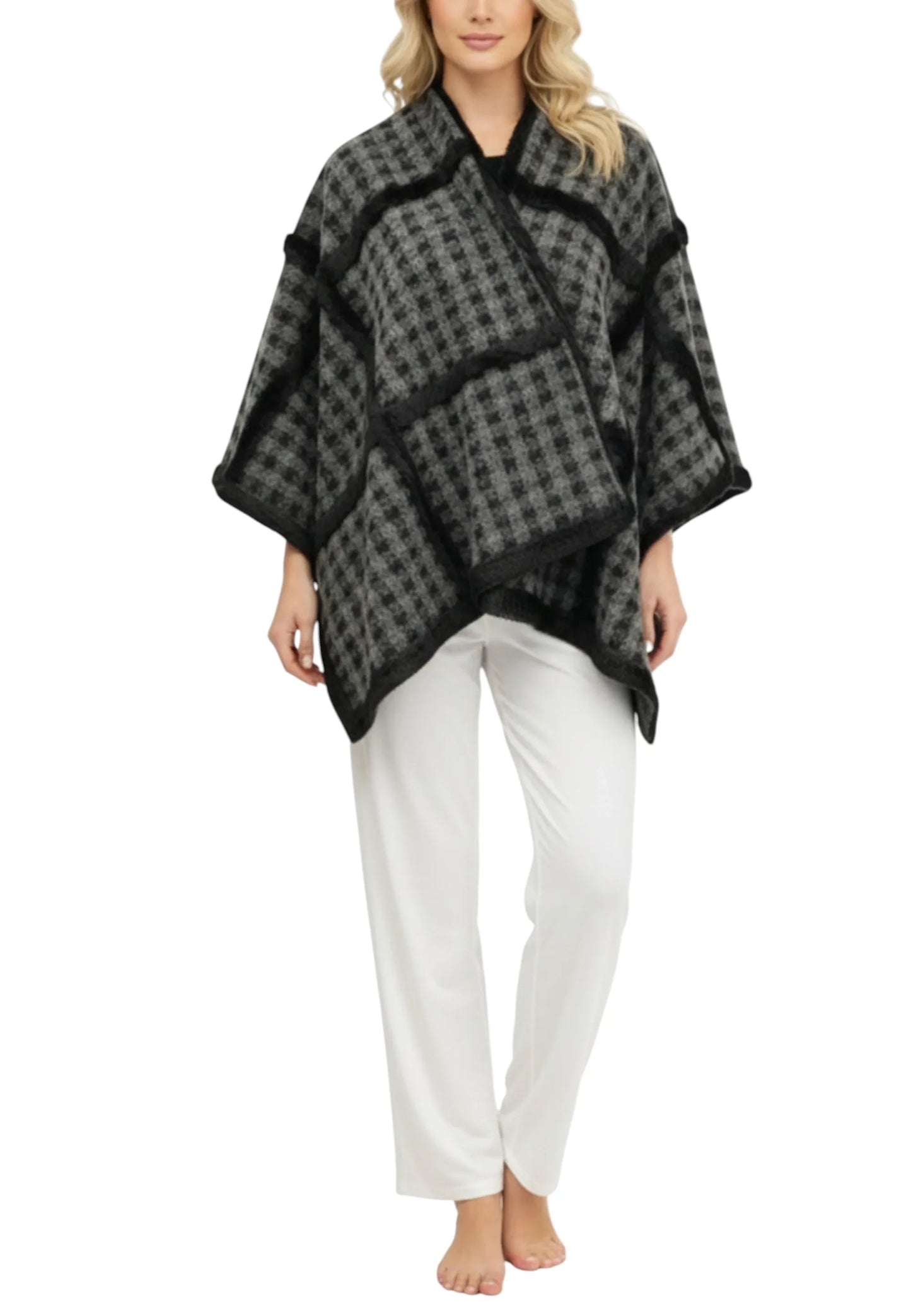 mantella in lana made in taly