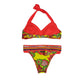 miss bikini luxe rosso promo outlet ricamo