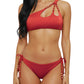 monospalla perline oro miss bikini luxe rosso