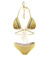 V5080S CAGI nuova collezione miss bikini 2025 giallo passamaneria colors trangolo passamaneria lurex brasiliana glitter