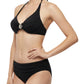 outlet annaclub by la perla bikini nero ferretto