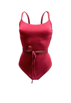 outlet costume intero elegante saldi rosso