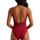 outlet costume intero elegante saldi rosso 3°
