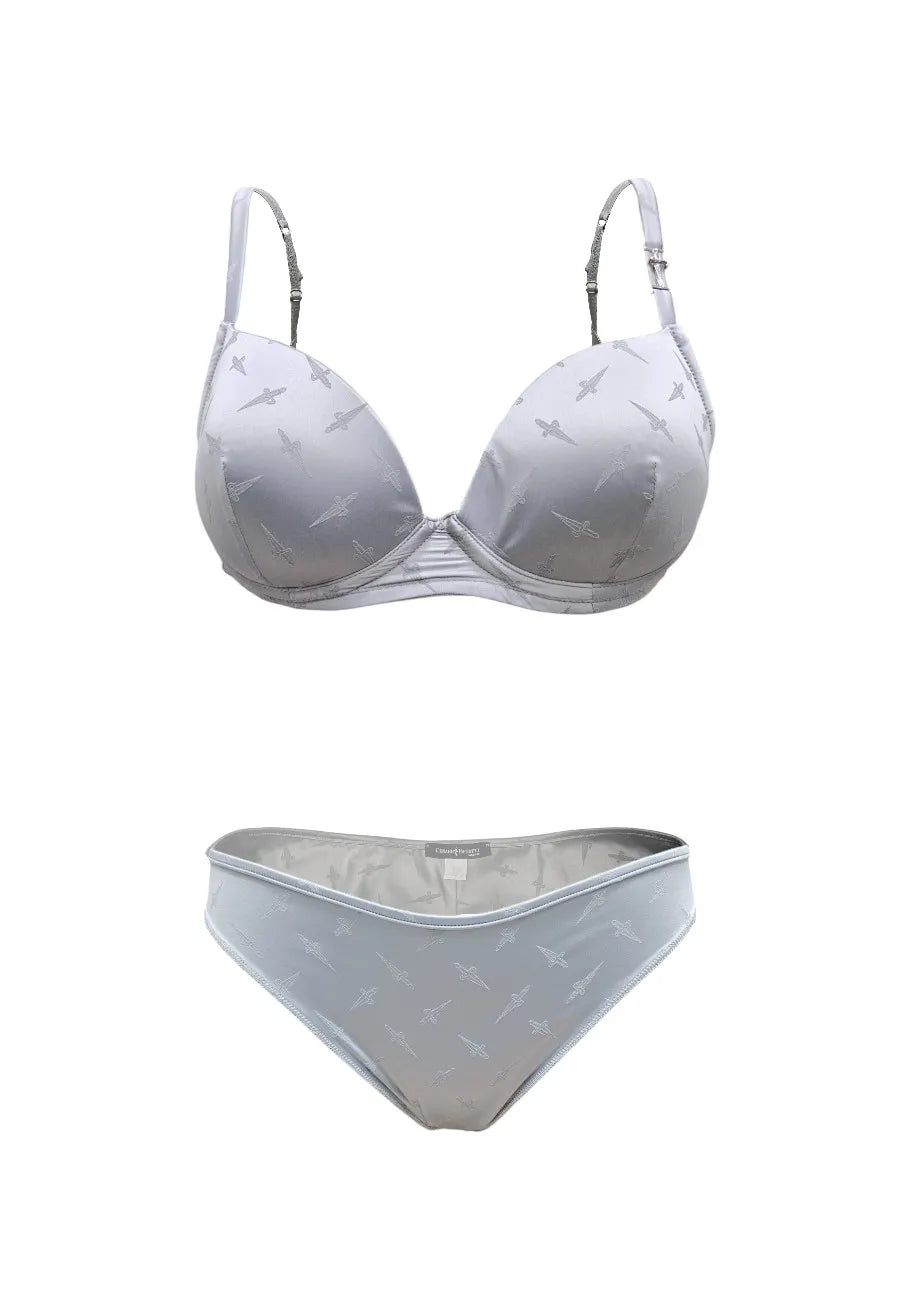 paciotti raso argento intimo