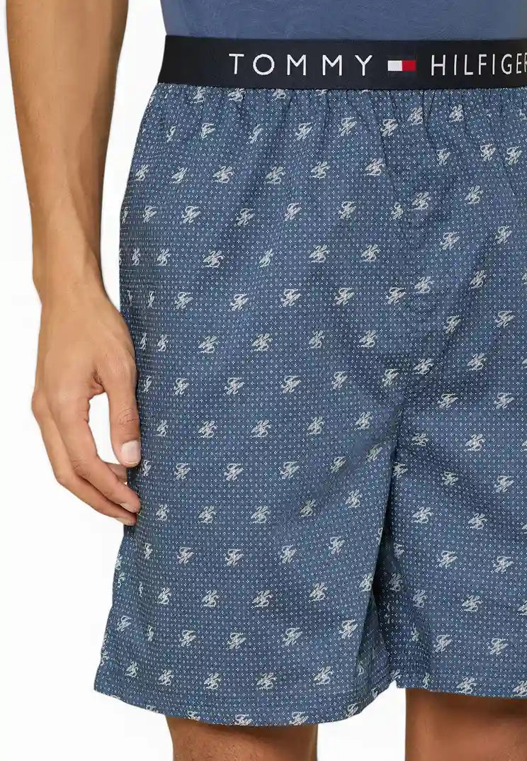 pigiama Tommy Hilfiger blu corto