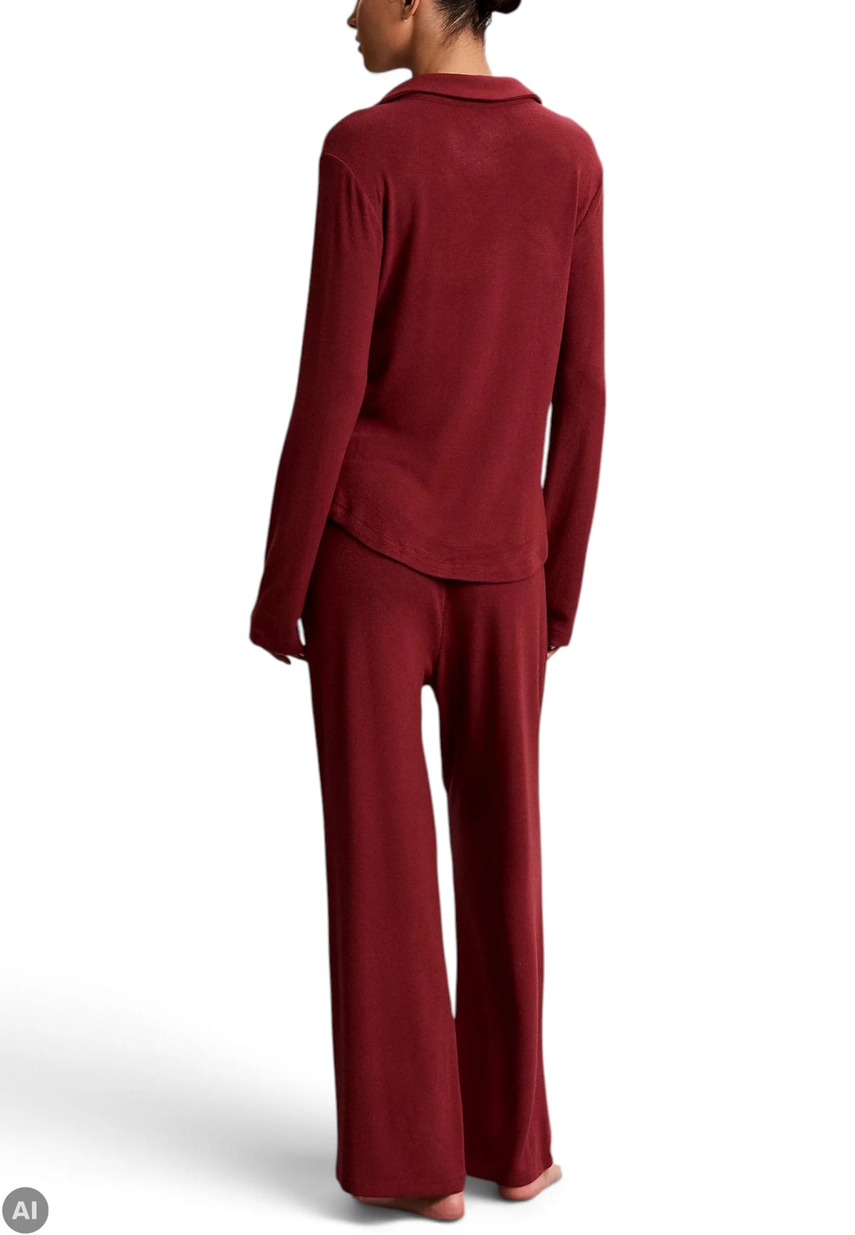 pigiama aperto calvin klein donna gift box rosso