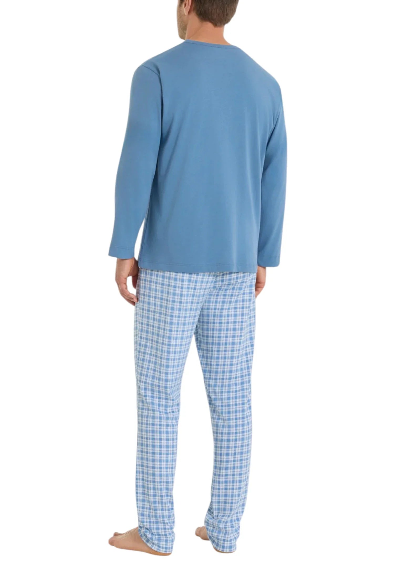 pigiama azzurro estivo lungo