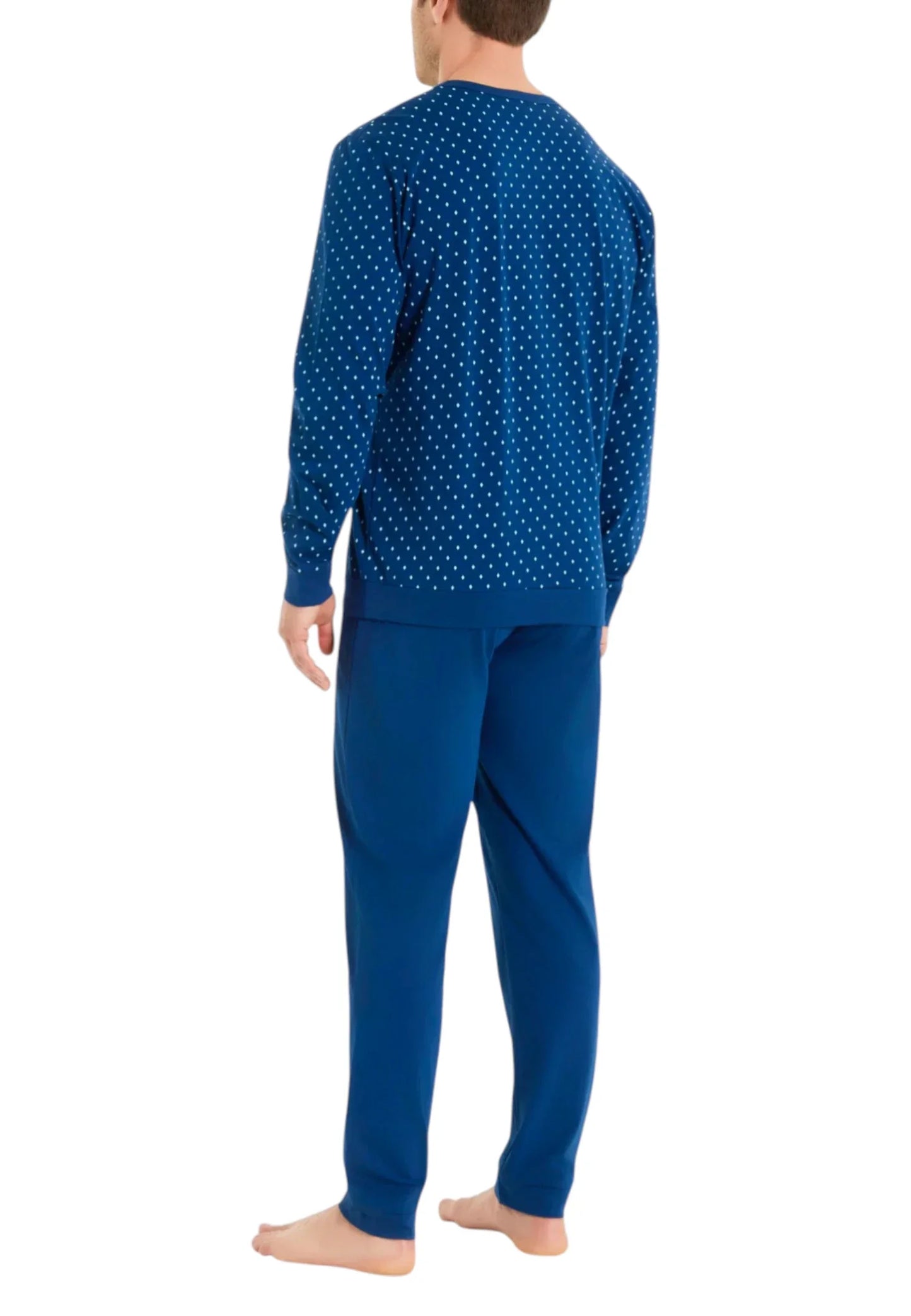 pigiama blu ragno estate lungo