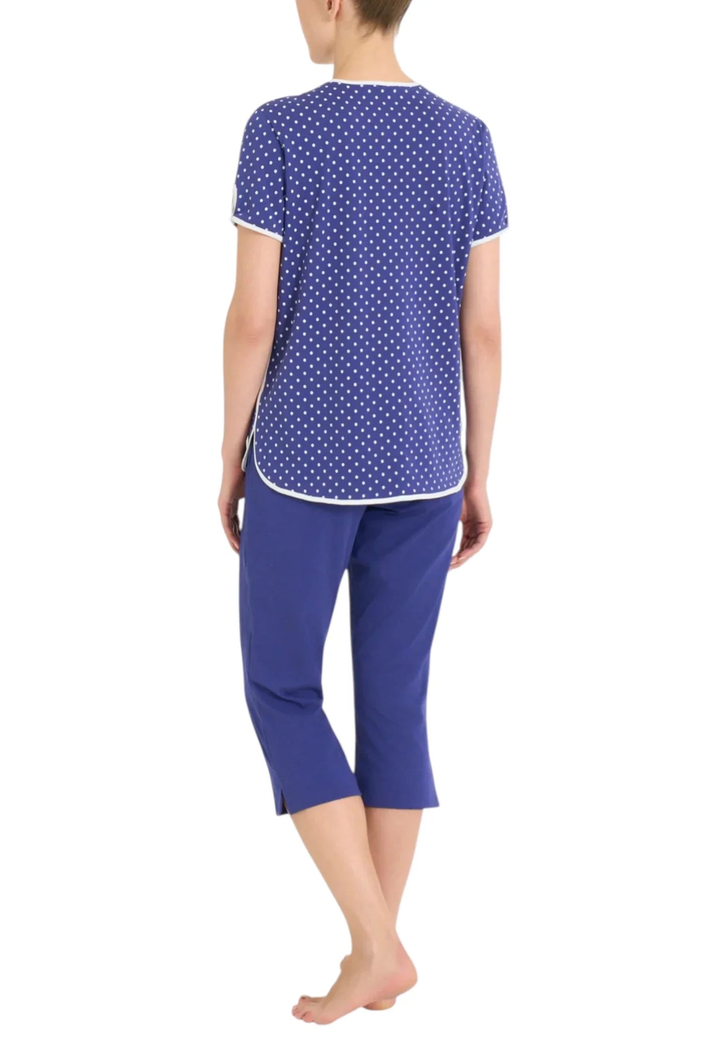 pigiama capri ragno pois