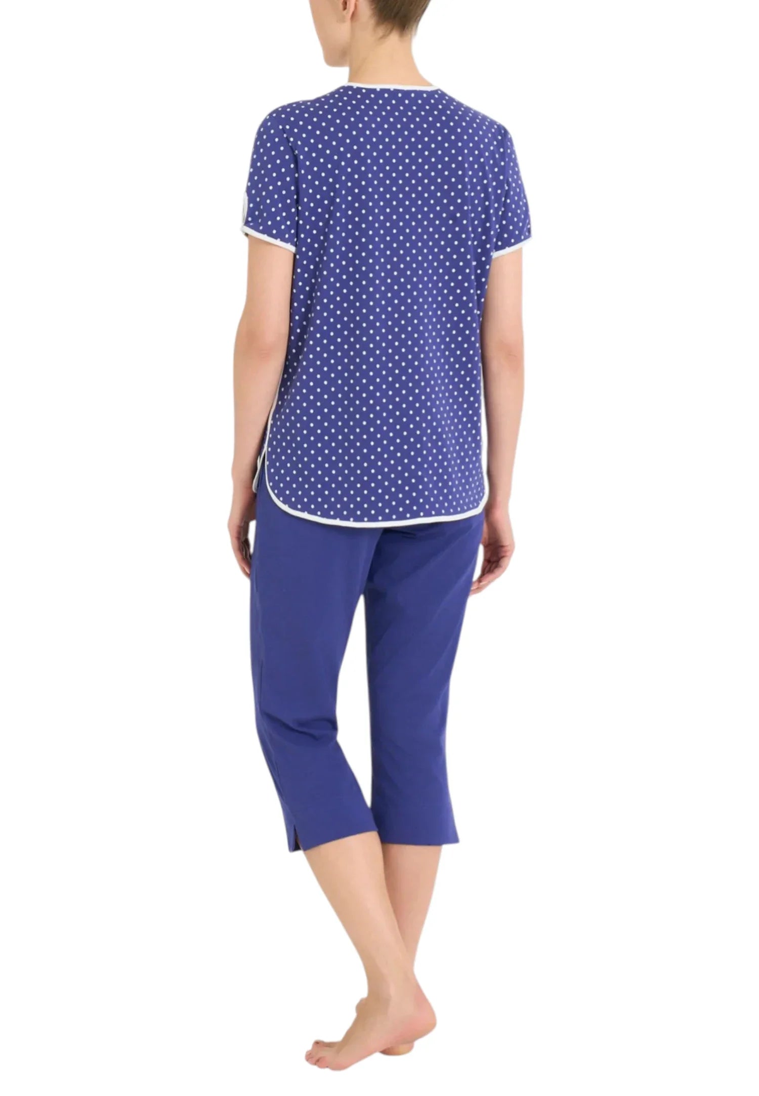 pigiama capri ragno pois