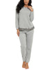 pigiama grigio caldo cotone
