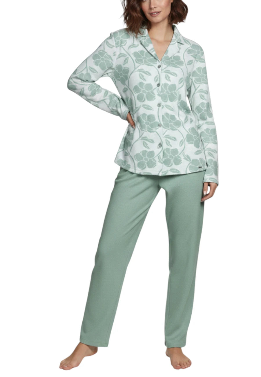 pigiama invernale aperto donna