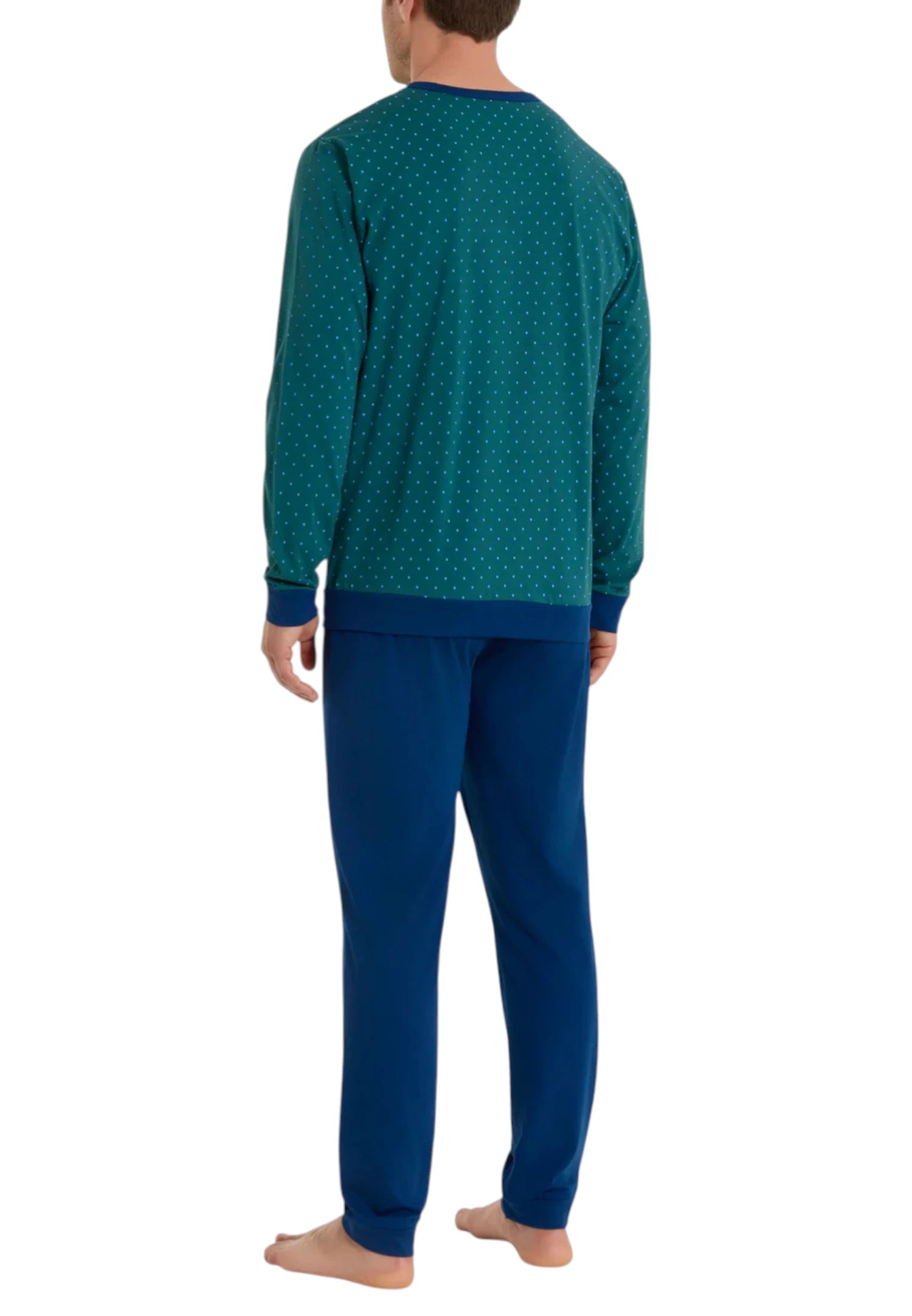 pigiama ragno uomo verde estivo