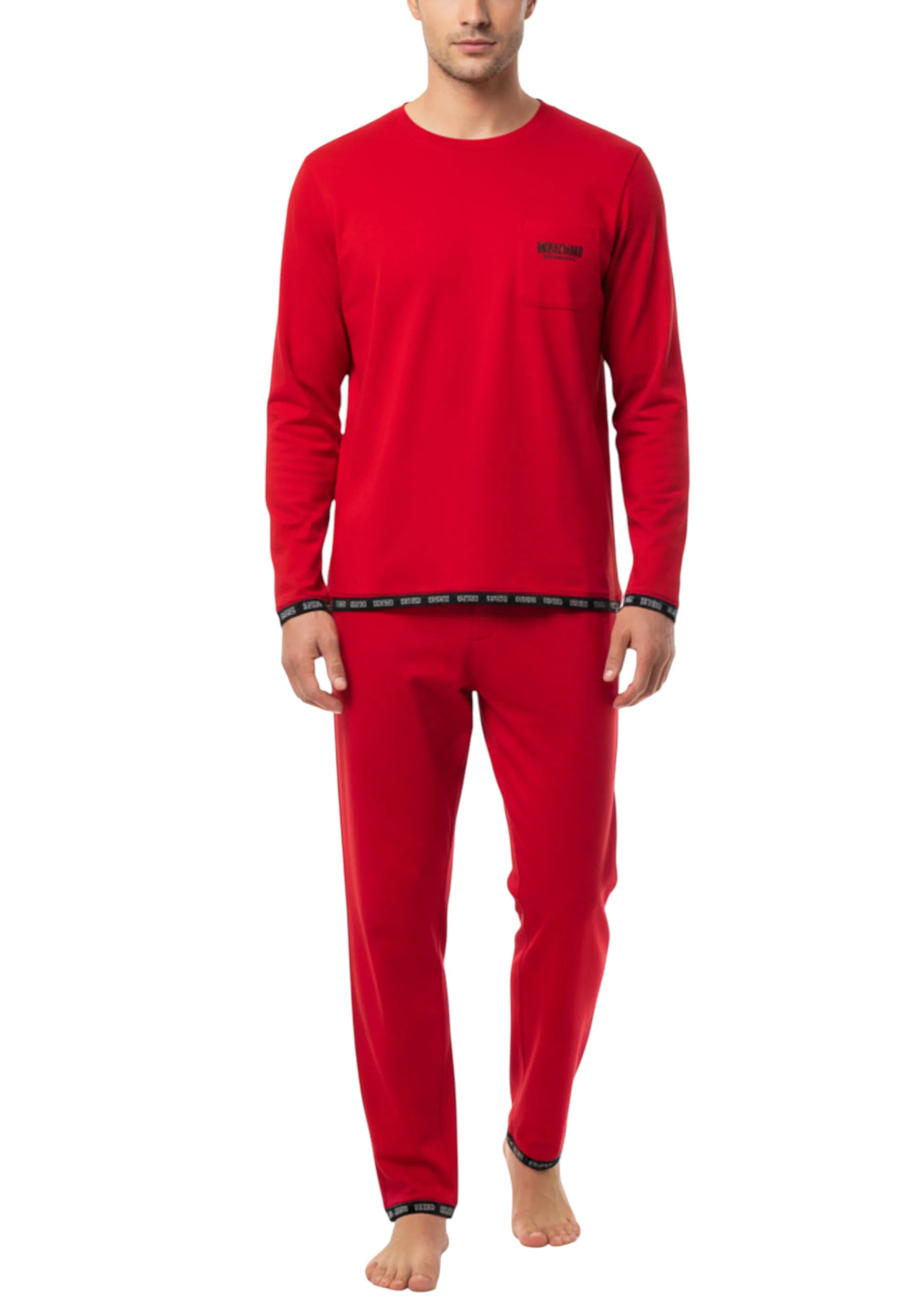 pigiama rosso moschino