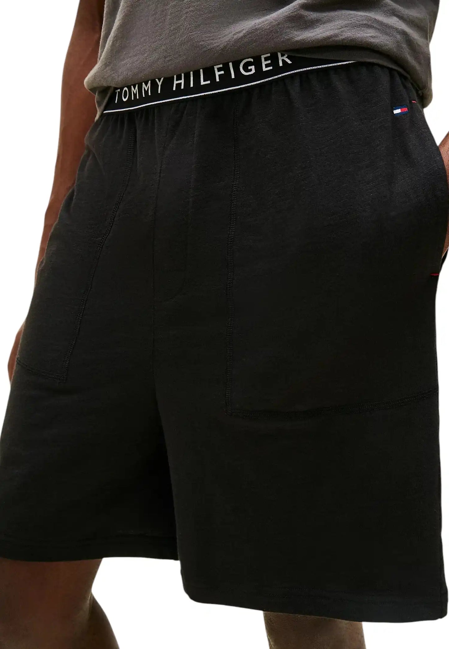 pigiama uomo tommy hilfiger neroo corto