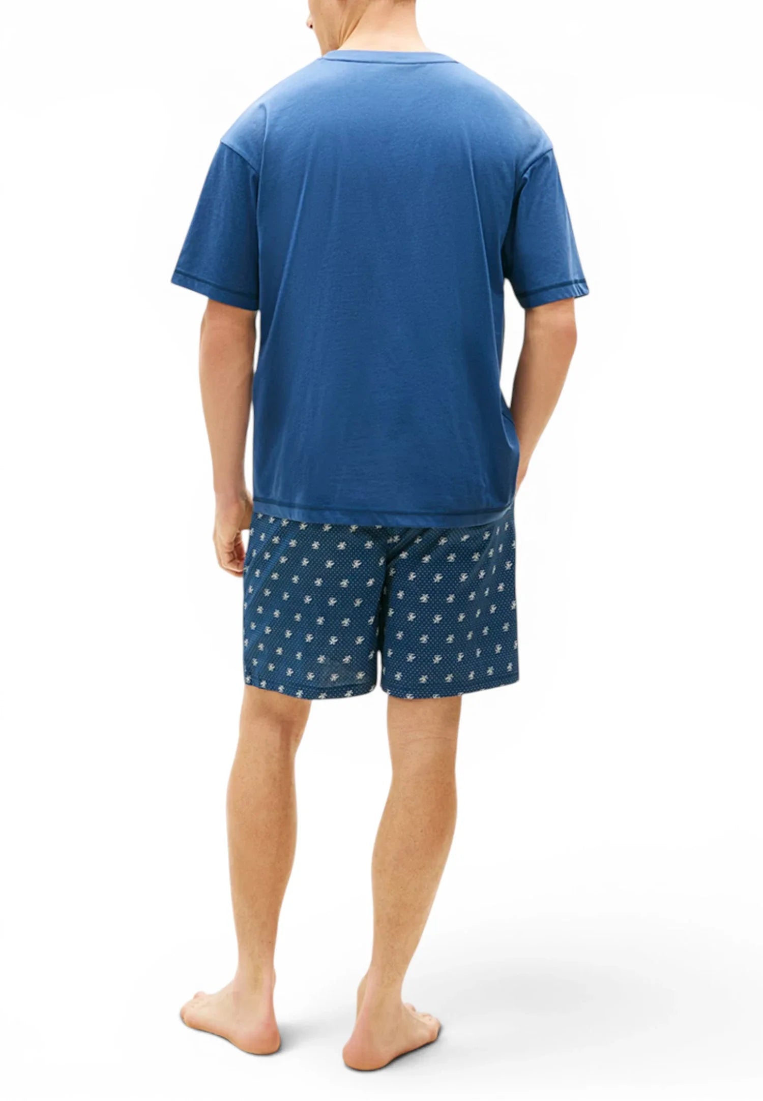 pj set Tommy Hilfiger blu corto