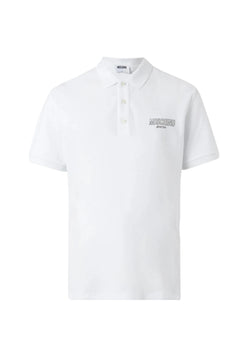 polo moschino swim  bianca