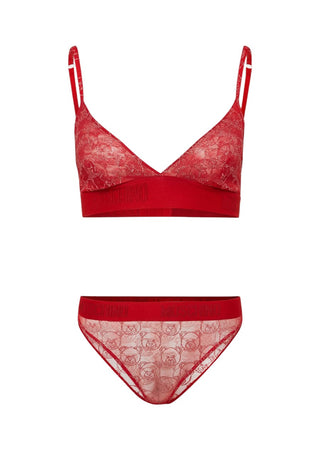 set - Moschino - teddy lurex mesh