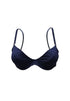 reggiseno argentovivo blu