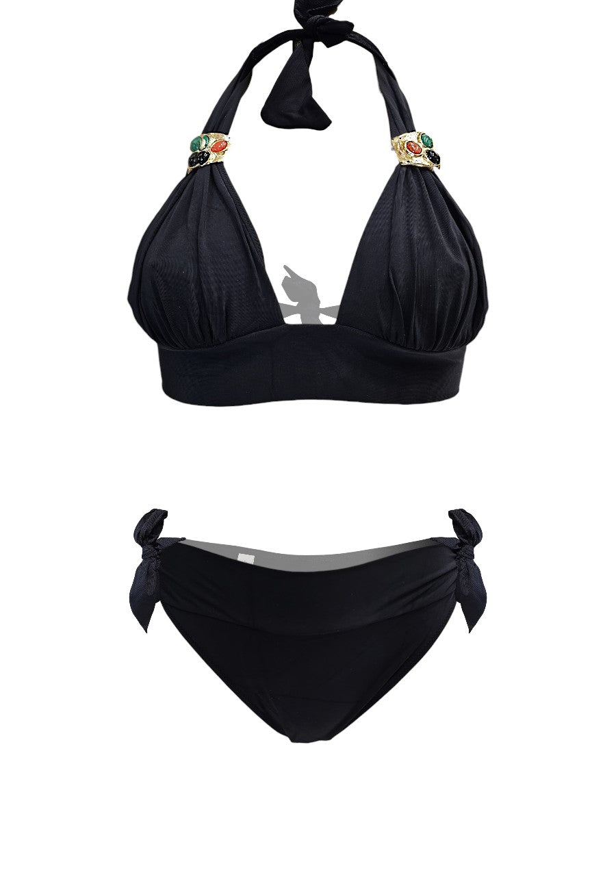 saldi annaclub by la perla bikini nero outlet