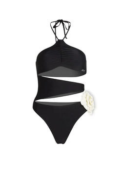 saldi karl lagerfeld  costume intero fiore