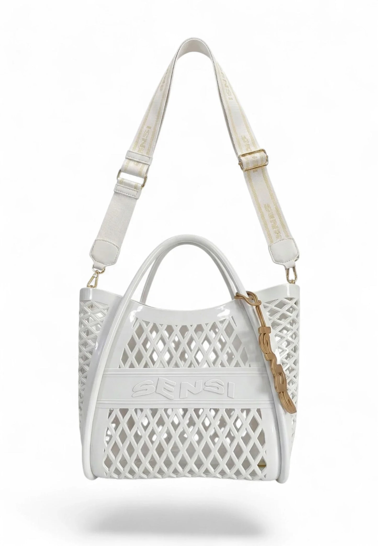 sensi borsa bianca santorini