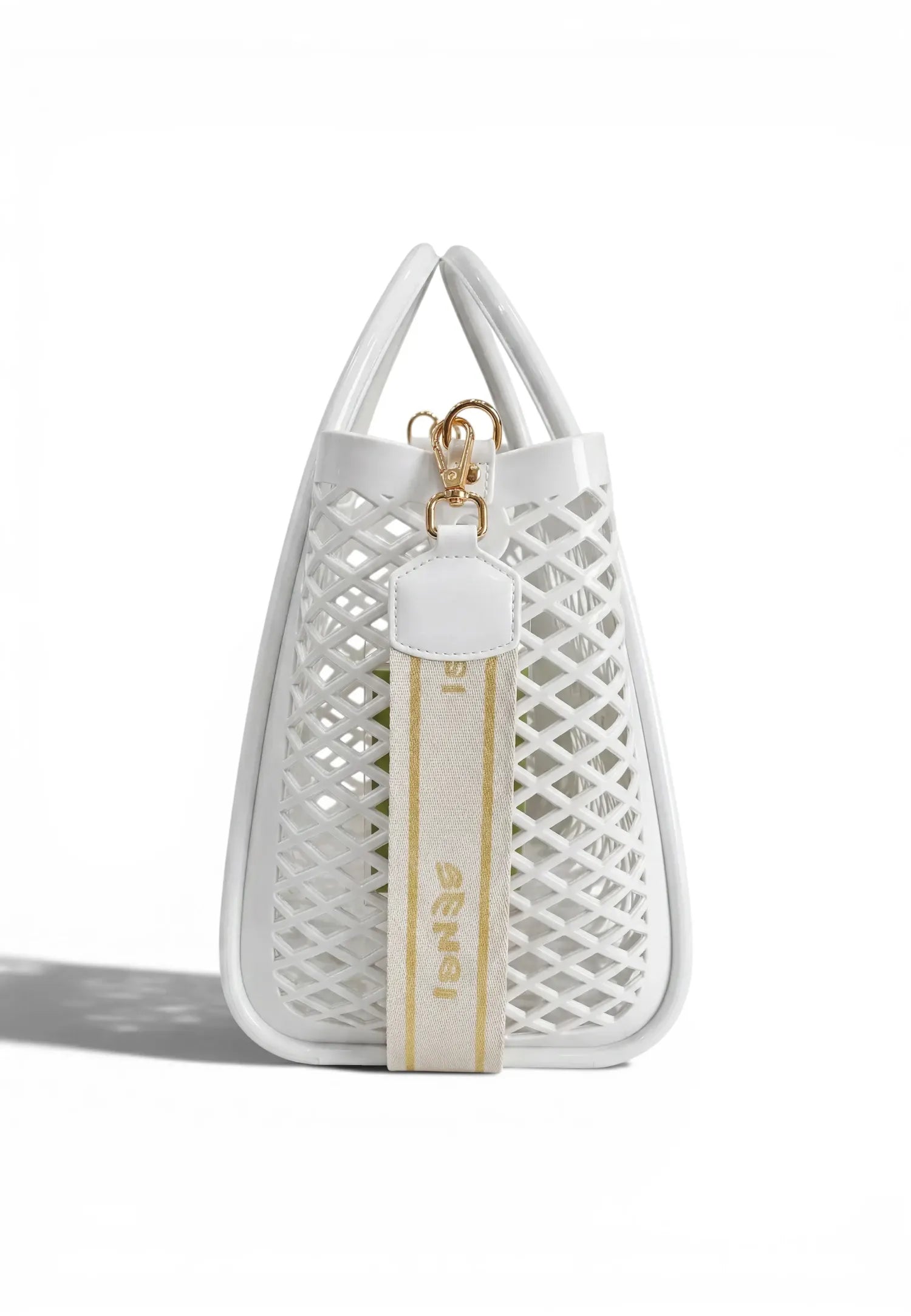 sensi borsa bianca santorini bag