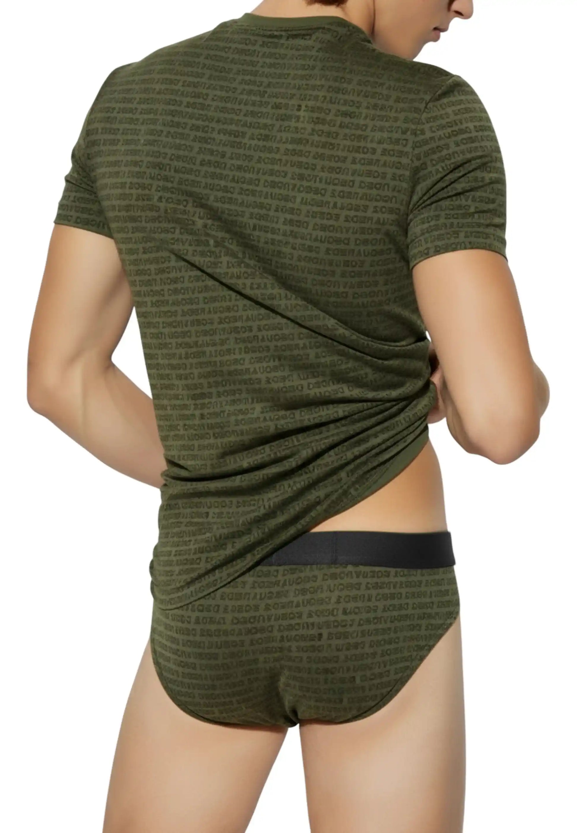 slip e shirt dsquared verde promo