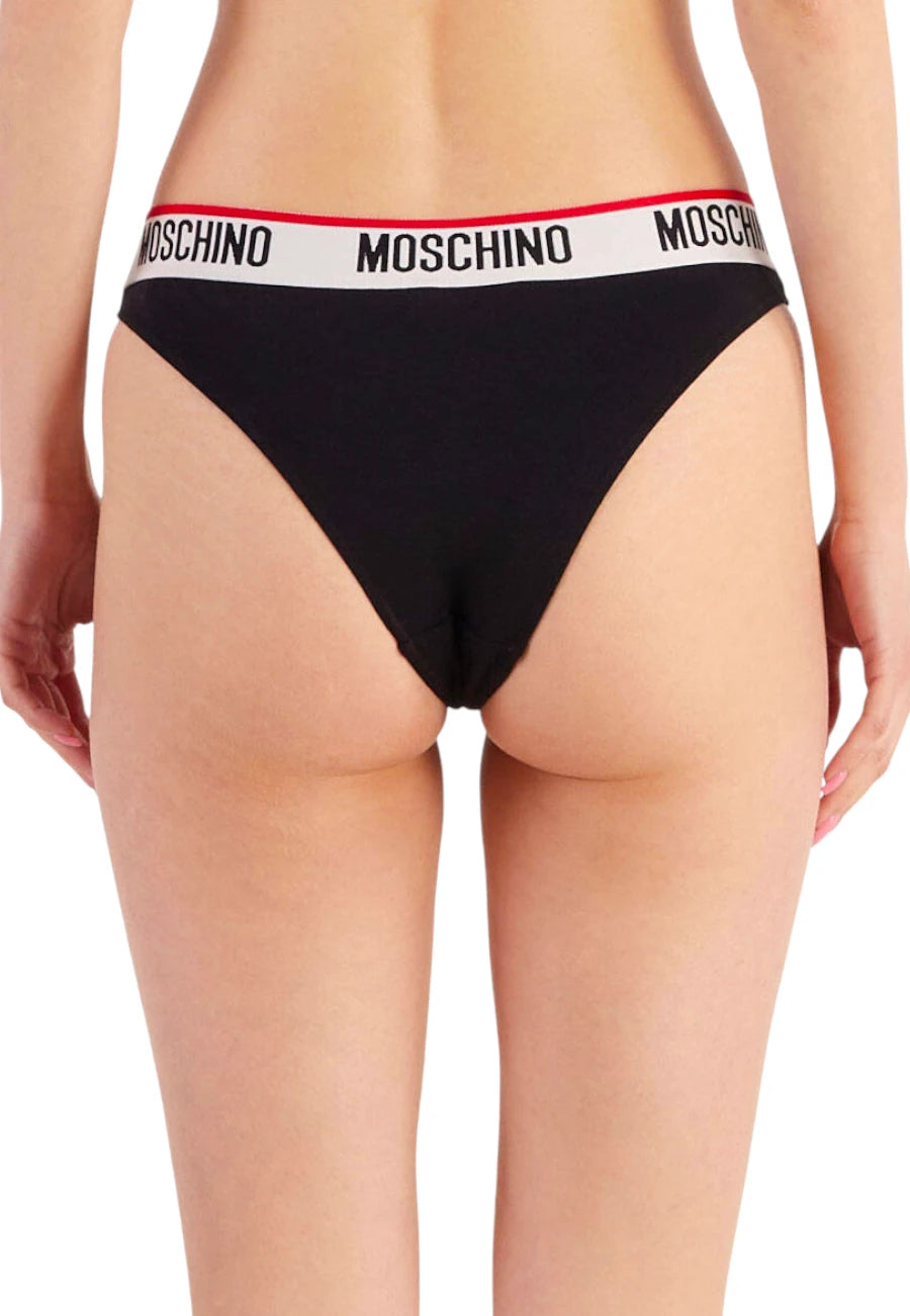slip moschino donna microfibra logoband