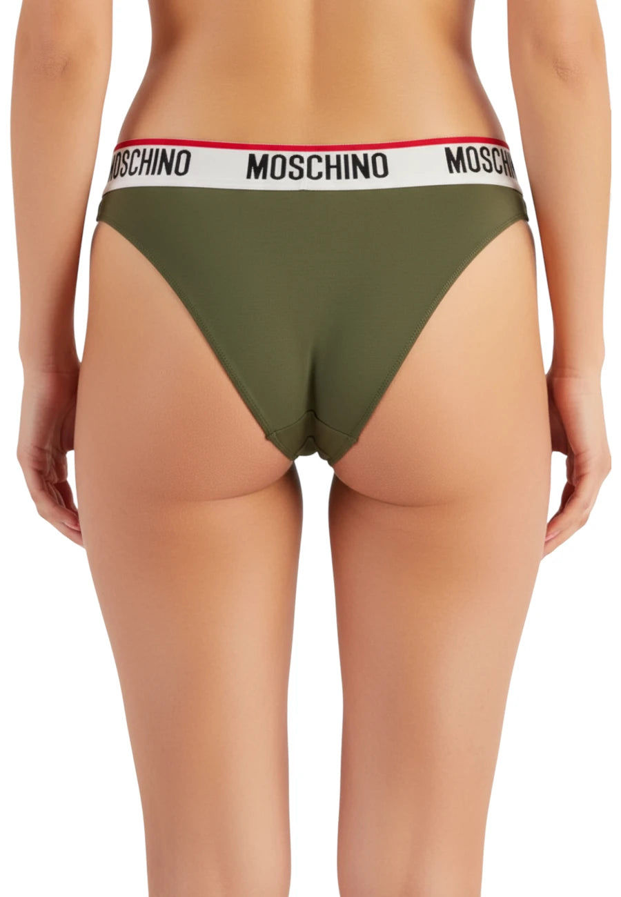 slip moschino verde microfibra 5°