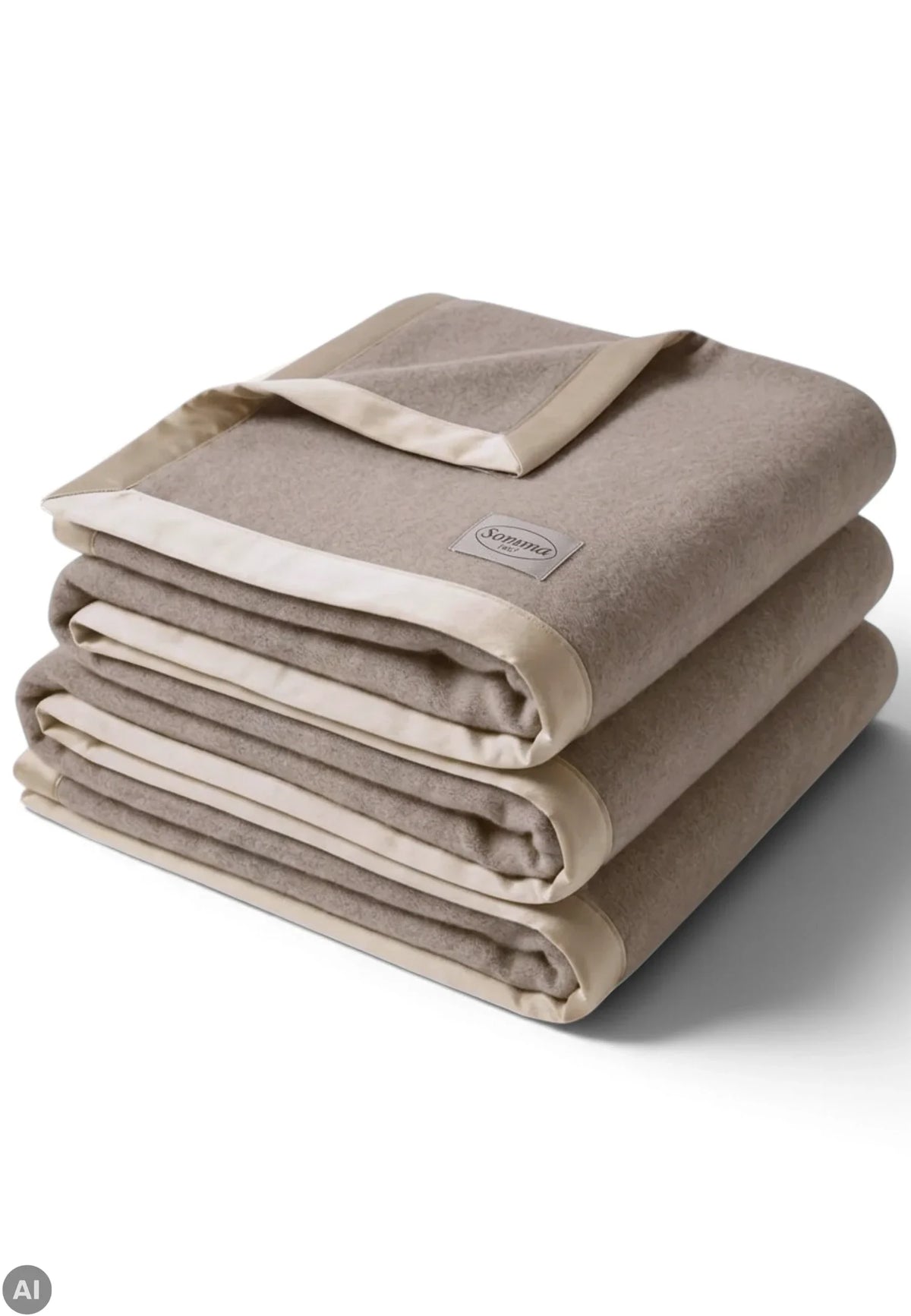 somma coperta cashmere singola saldi