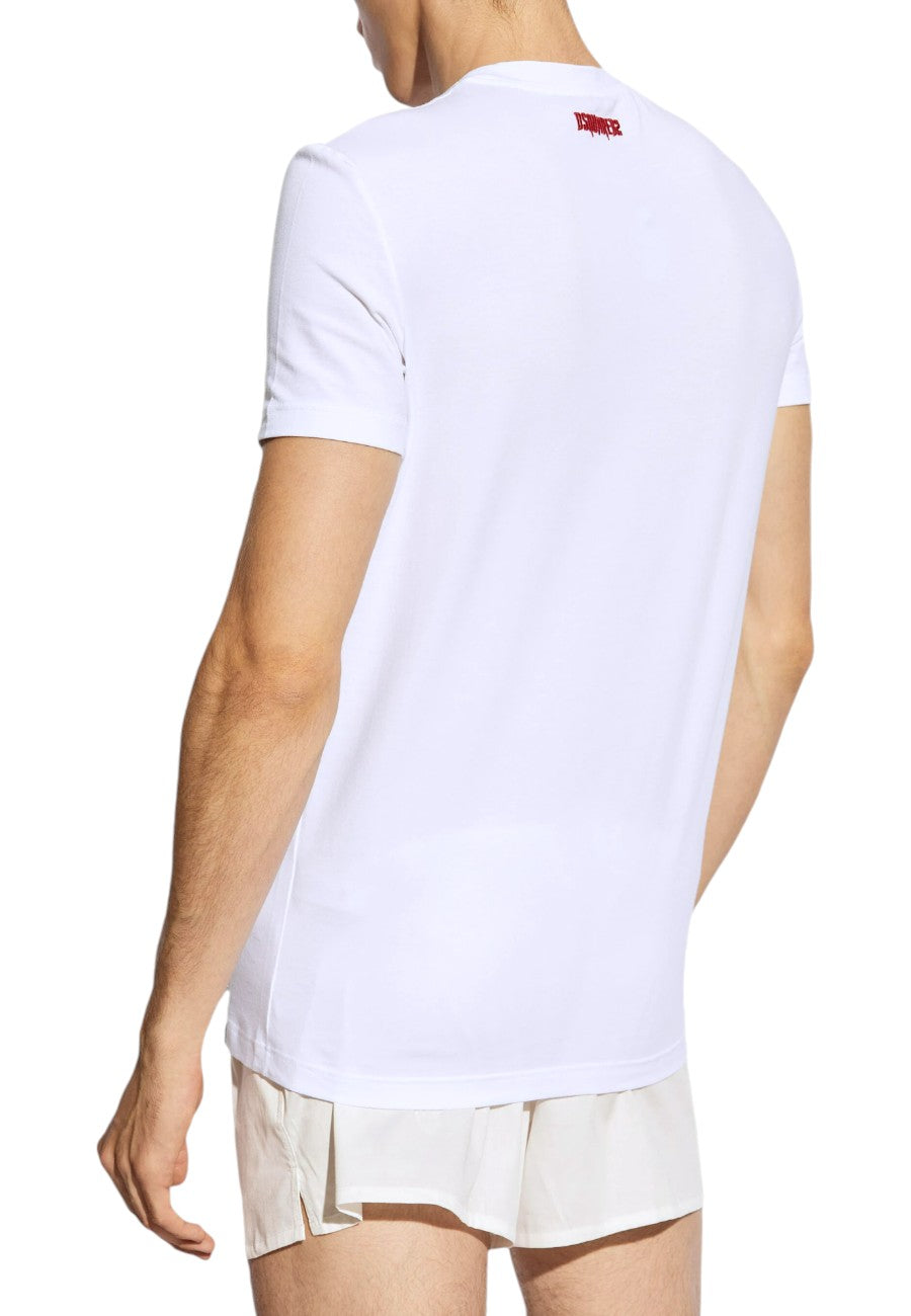t shirt dsquared outlet bianca