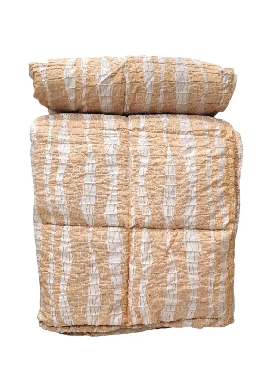 trapunta piuma d'oca misto lino matrimoniale