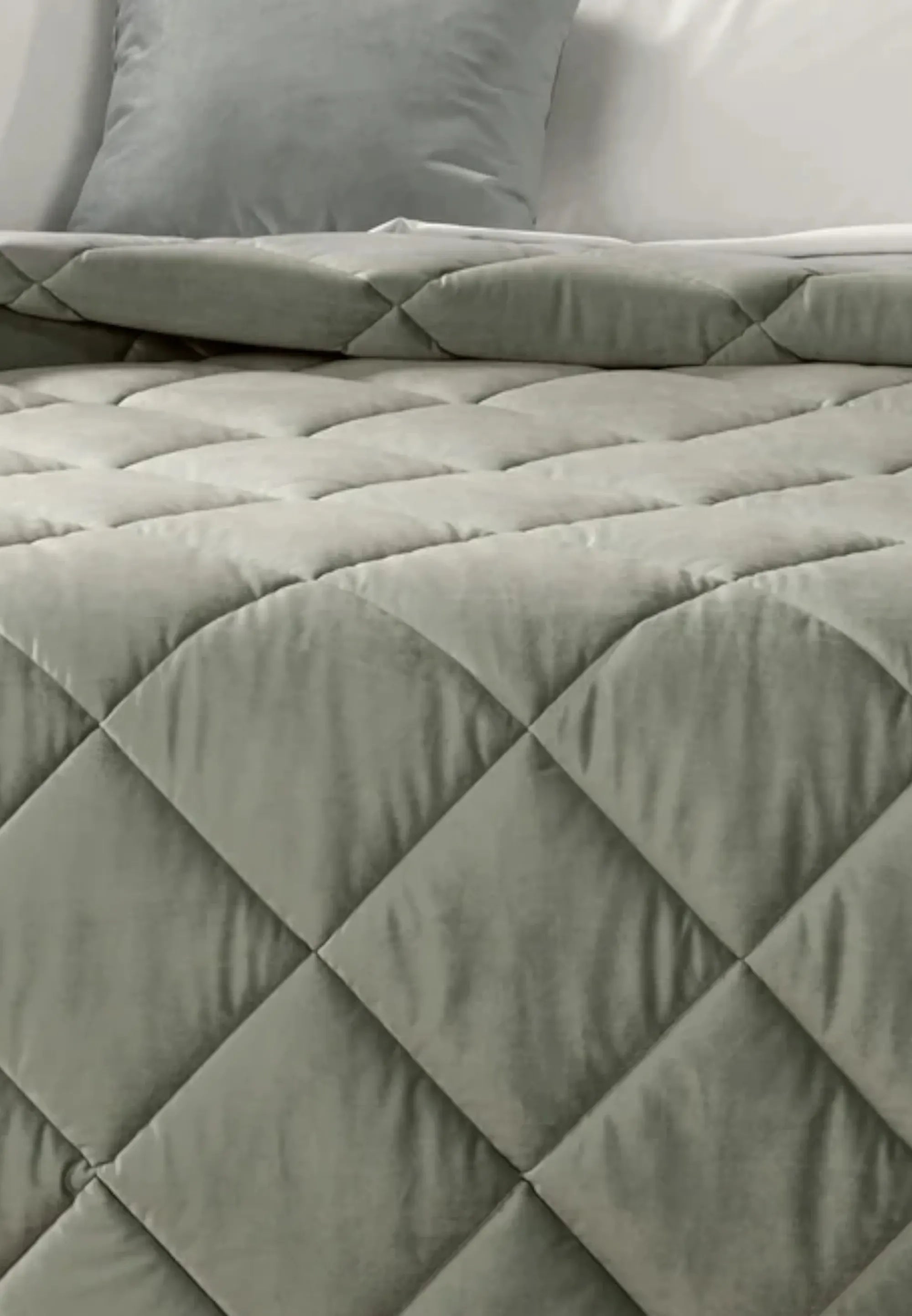 trapunta velvet tortora caleffi