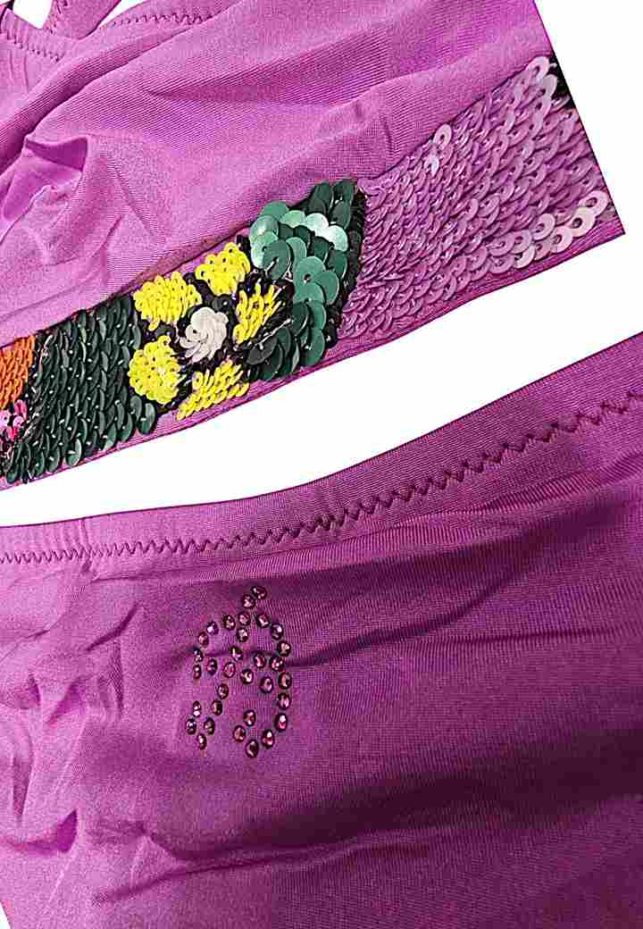 triangolo a vela blumarine paillettes outlet
