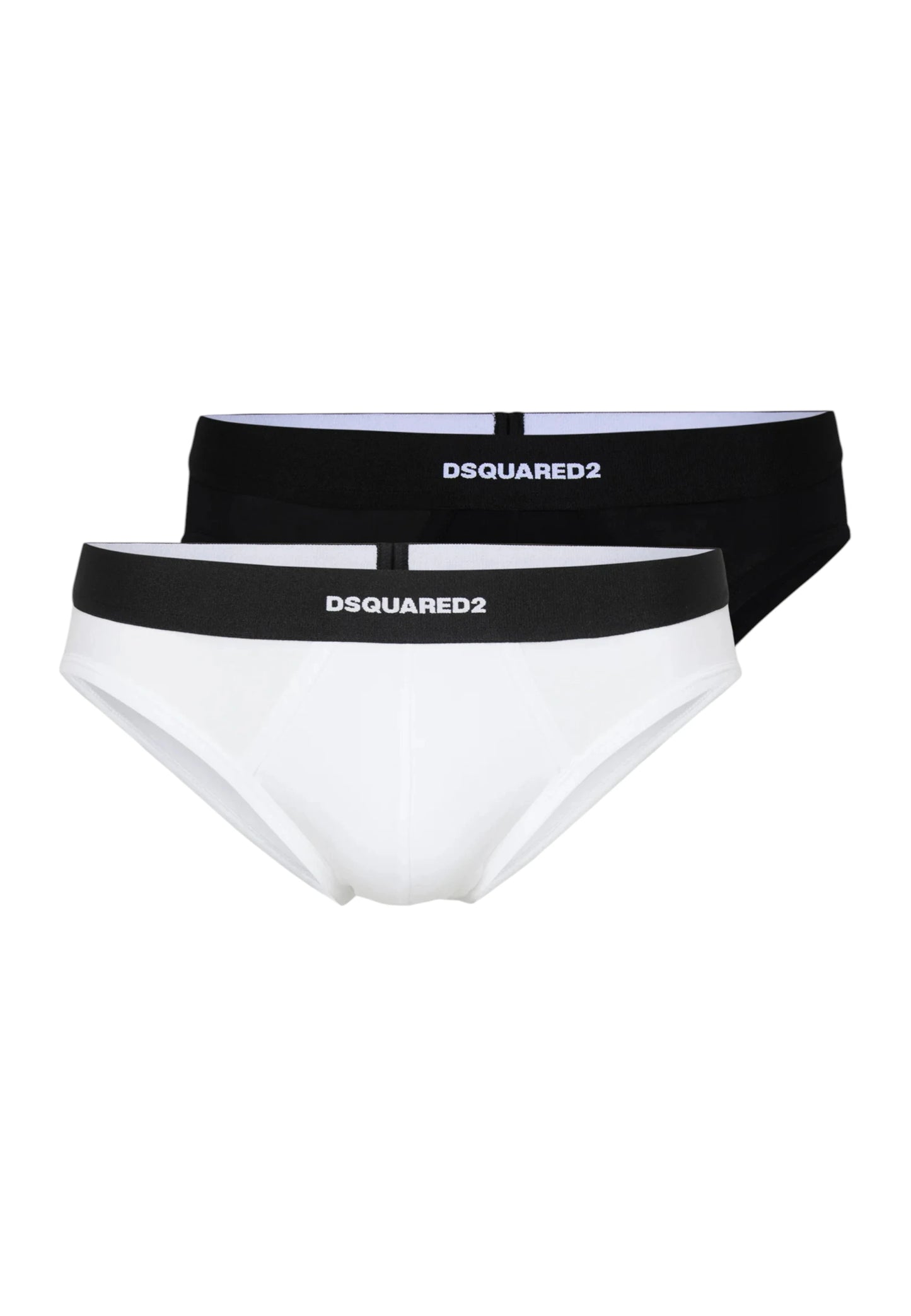 twinpack slip dsquared bianco e nero