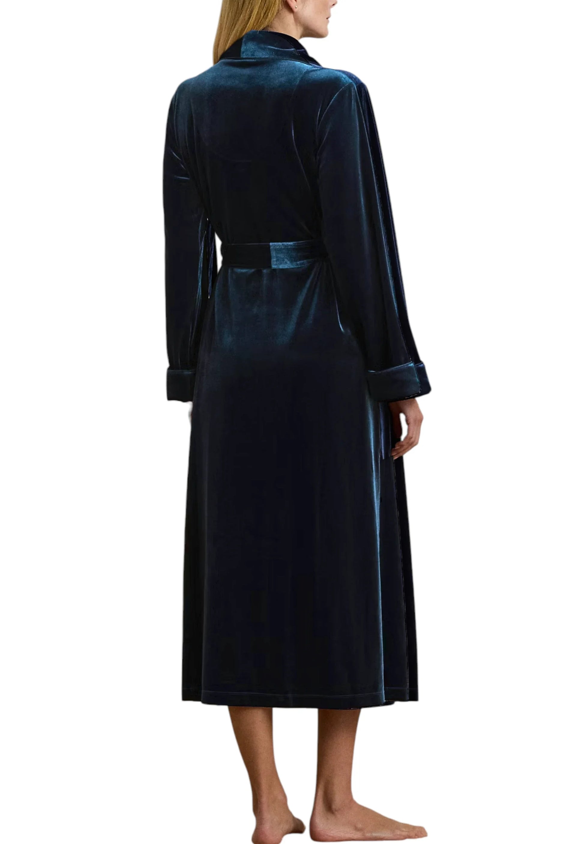 vestaglia velluto bluLauren ralph lauren