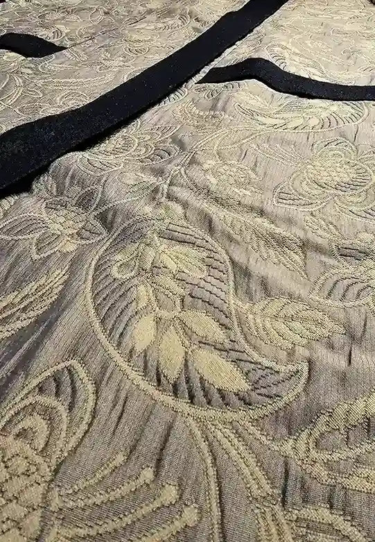 vestaglia Neri del ponte lana broccato
