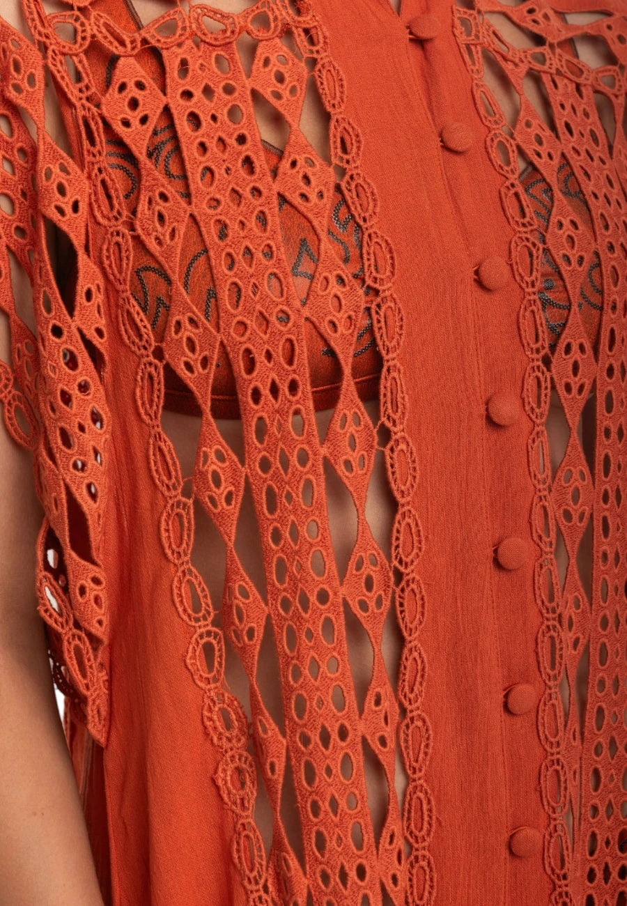 abito pin up stars macramè