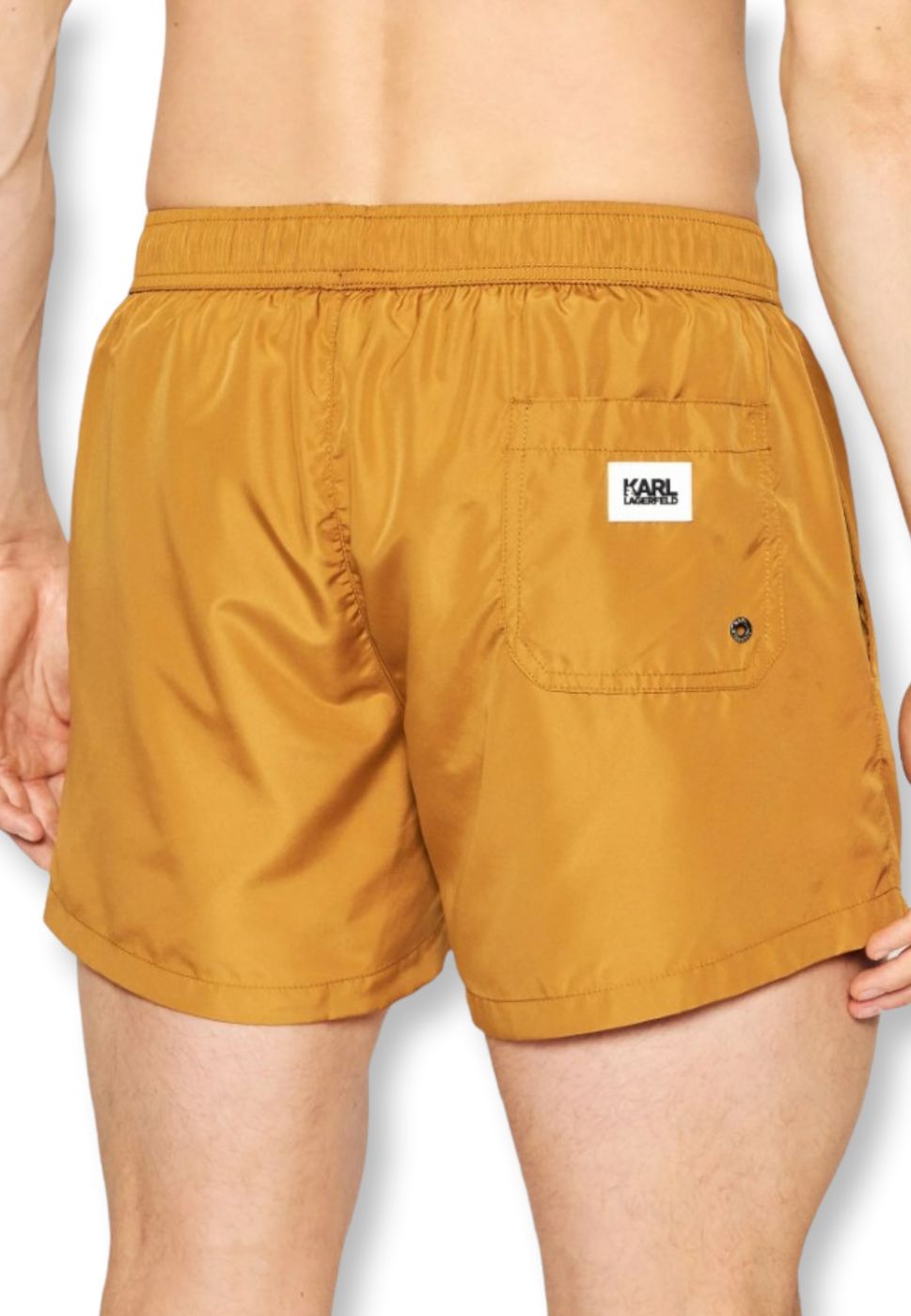 pantaloncino mare karl lagerfeld marrone