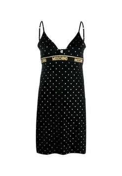 camicina moschino donna gold pois