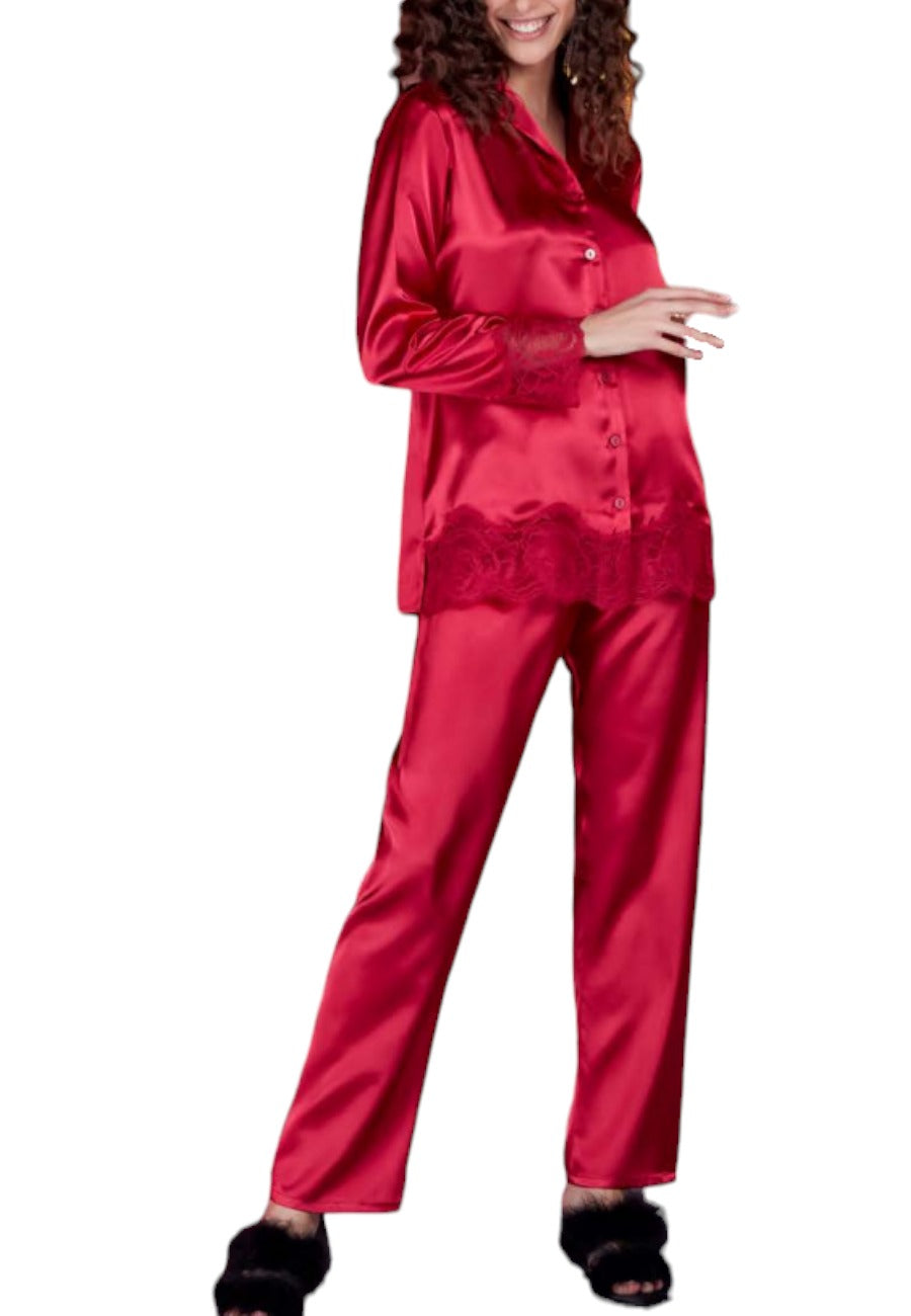 Amadine pigiama donna pizzo