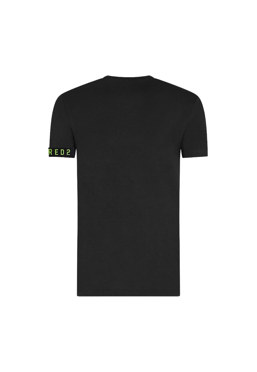 green logo dsqaured t-shirt uomo
