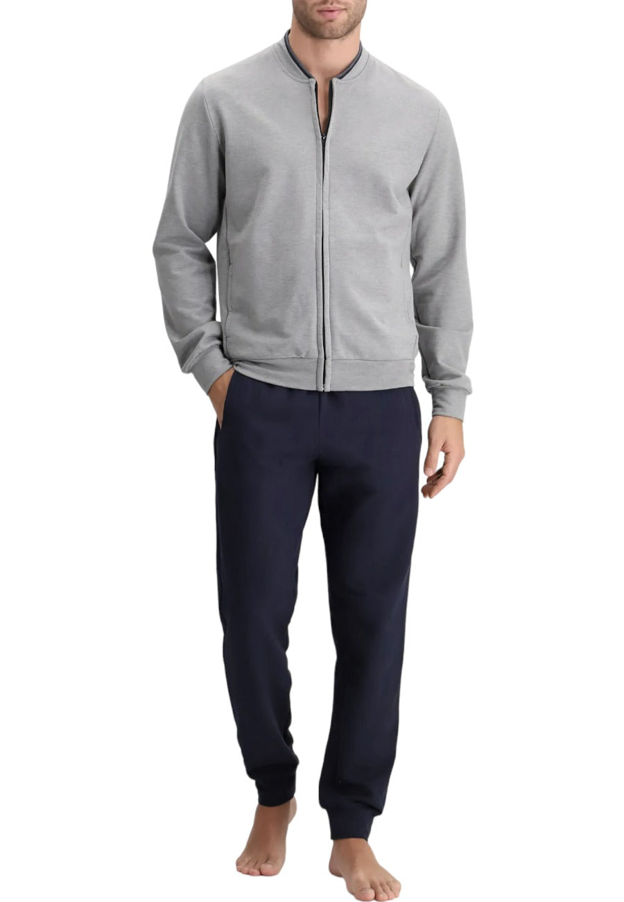 tuta uomo perofil grigio e blu