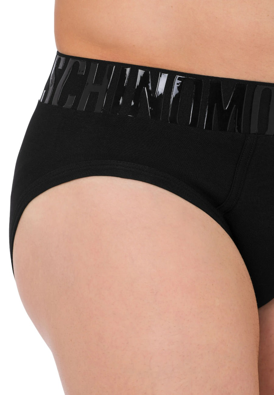shiny logo slip moschino uomo