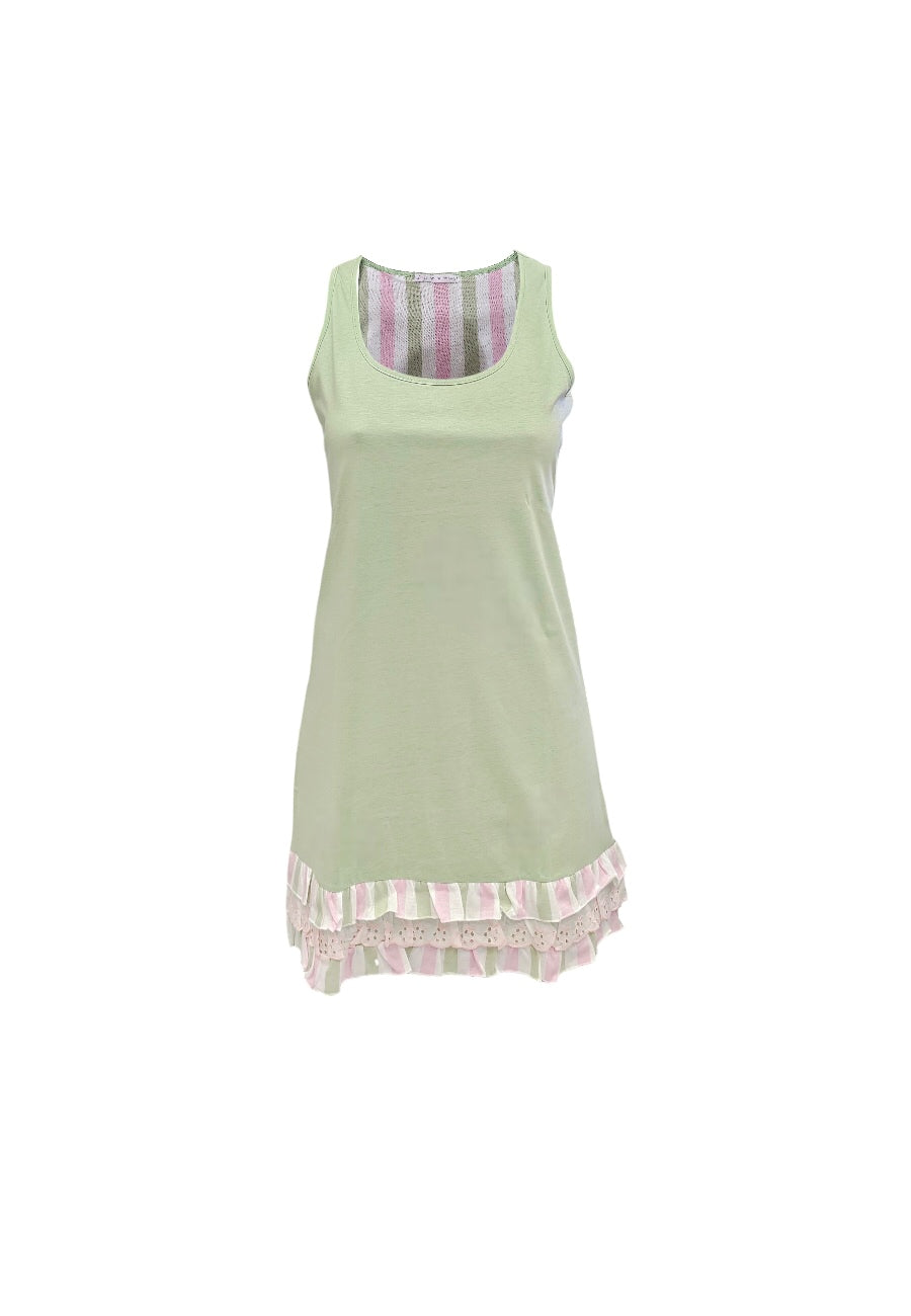 Camicia da notte - donna - pizzo SanGallo camicina